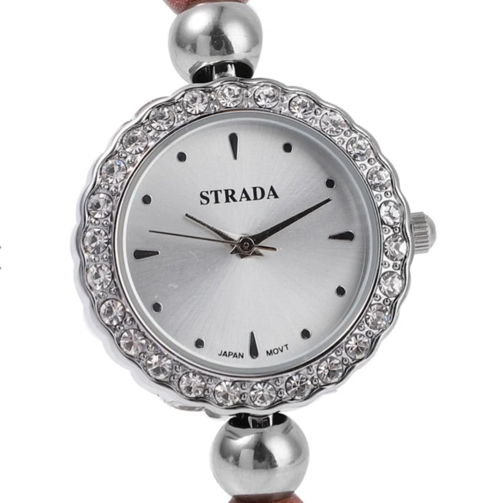 Sandstone Beaded Stretch Bracelet and Watch